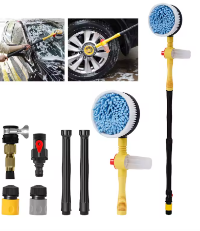Autozen™ – Cepillo Profesional 360° para Lavado de Autos