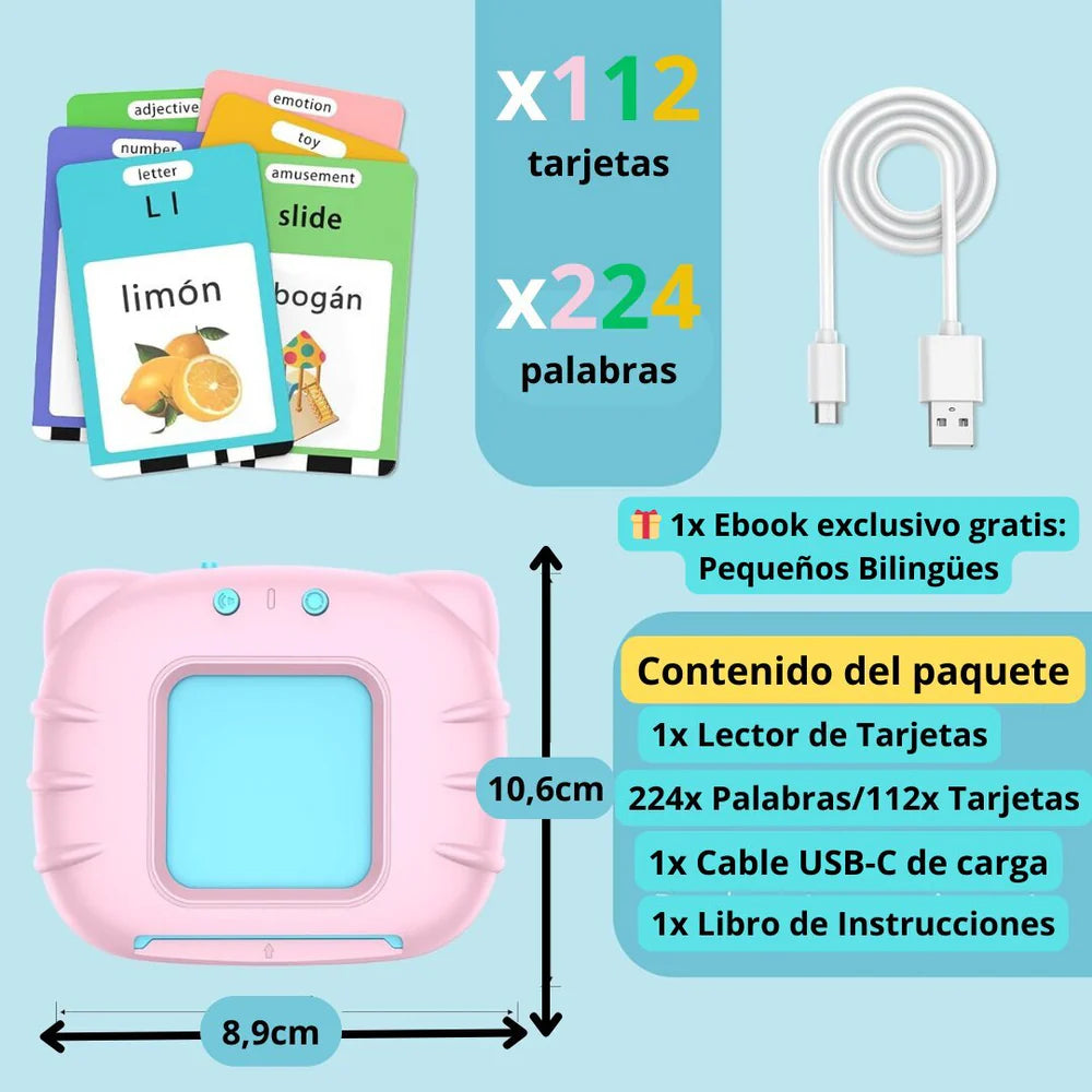 Mantasori™ Lector de Tarjetas Bilingües