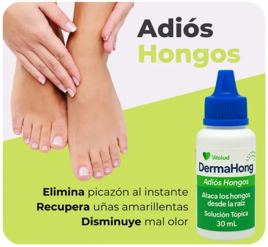 Dermahong™  Gotas Fungicidas Anti- Hongos ( Oferta Dieciochera 3x1)