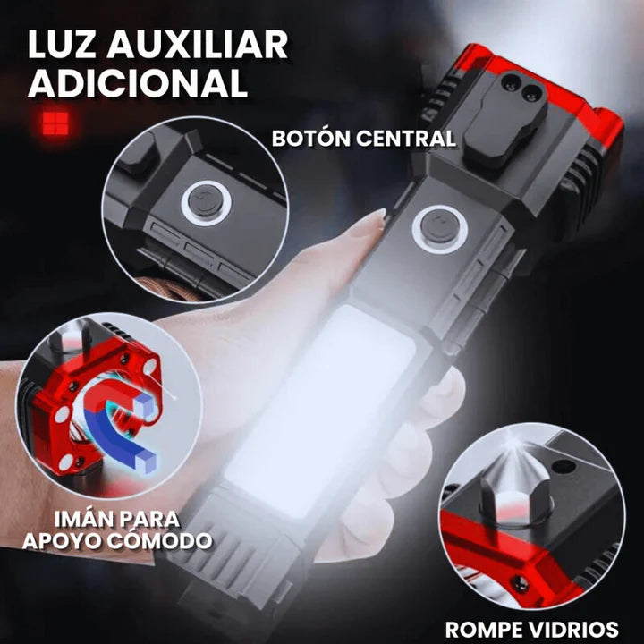 SafeLight™ Linterna Multifuncional 4 En 1
