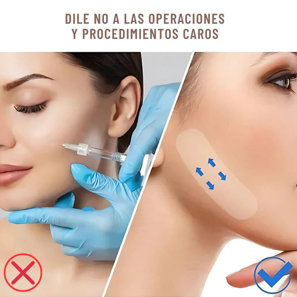 Liftband Facial™  Cintas Faciales Lifting Invisible – Pack x40 Unidades ✨