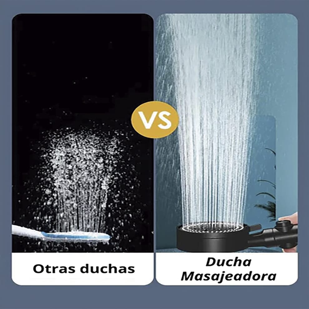 Relaxa™ 🔥 Cabezal Ducha Masajeadora Spa + Filtro