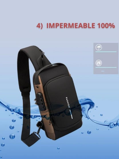 IronLock™- Bolso Mochila Antirobo