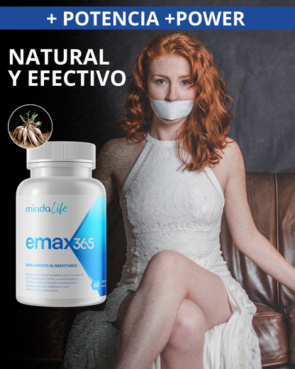 EMAX 365™+ Regalo Exclusivo (SUPLEMENTO ENERGETICO)  Poder, deseo y resistencia extra